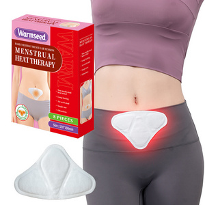 Long Lasting  menstrual relief patch safe natural odorless  period pain heat packs heating pad for women periods