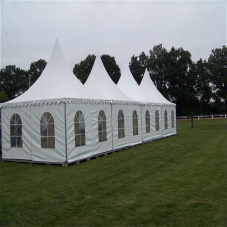 Aluminum Alloy PVC Pagoda Tent for Weddings and Parties 10mx10m 5mx5m Gazebo Outdoor Events Tent