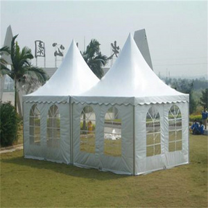 Aluminum Alloy PVC Pagoda Tent for Weddings and Parties 10mx10m 5mx5m Gazebo Outdoor Events Tent