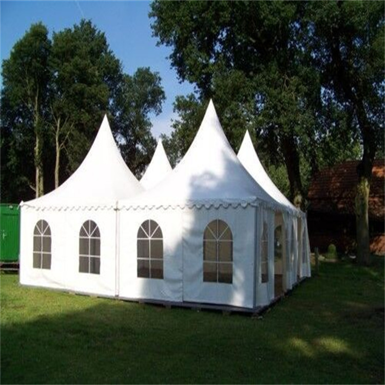 Aluminum Alloy PVC Pagoda Tent for Weddings and Parties 10mx10m 5mx5m Gazebo Outdoor Events Tent