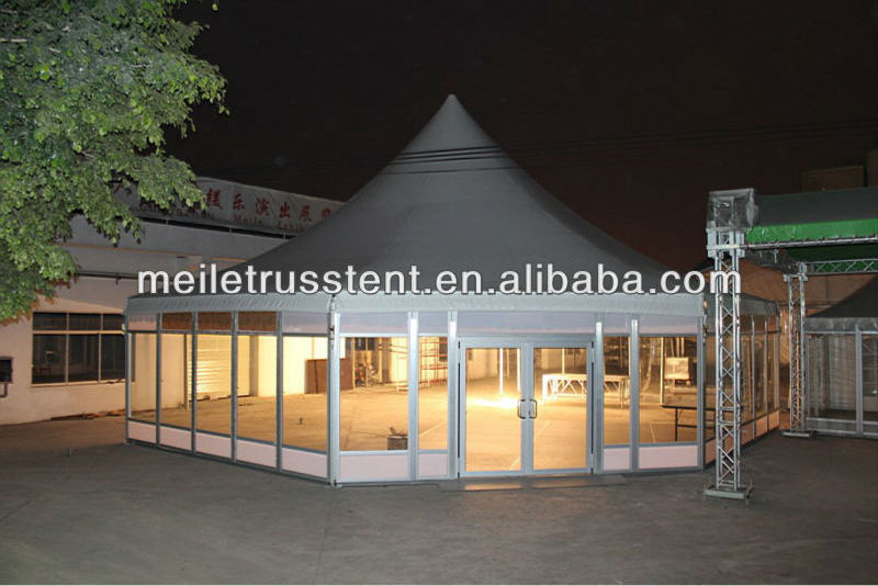 High Quality  Octagon Pagoda Trade Show Canopy Tent Wedding Party Pagoda Polygonal Tent