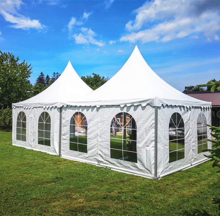 outdoor aluminum tent customized PVC pagoda tent insulated outdoor tents for rental events canopy