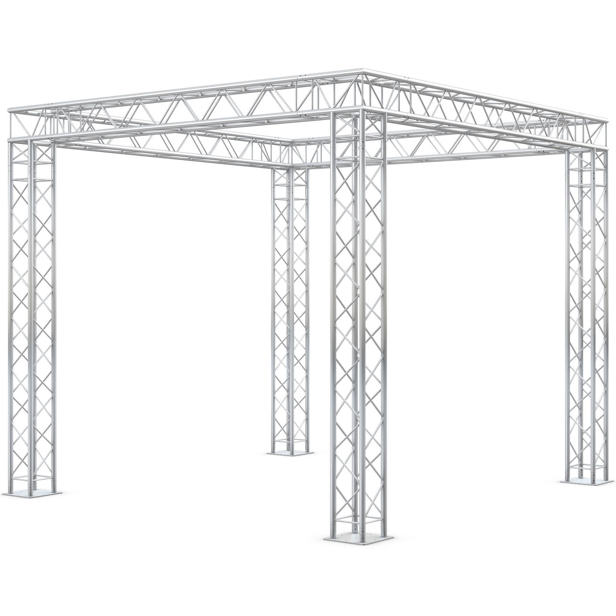 Outdoor LED Screen Square Roof Truss System Mobile Audio DJ Lighting Stage Equipment Aluminum Wedding Event Display Truss