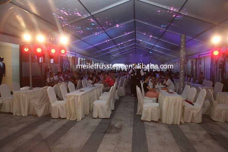 Large PVC Waterproof Aluminum Marquee Party Wedding Ceremony Tents for Events Luxury with Logo Printing CE Certification ML-E015