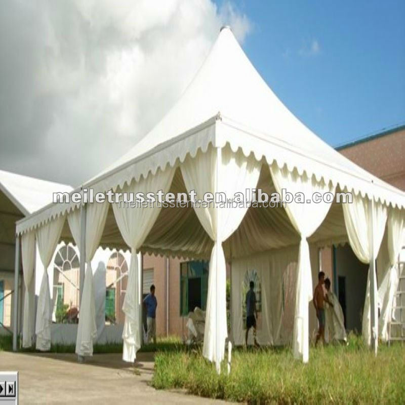 trade show marquee tent pagoda tent with curtains for backyard party  wedding tent 150 people