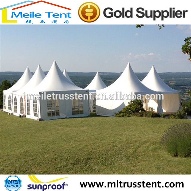 Big Outdoor Aluminum Pagoda Tent Wedding Marquee Tent for Event Gazebo Tent with Accessories