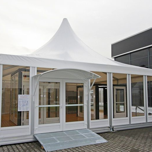 Hot sale glass gazebo pagoda tent outdoor wedding marquee cheap clear party event tent