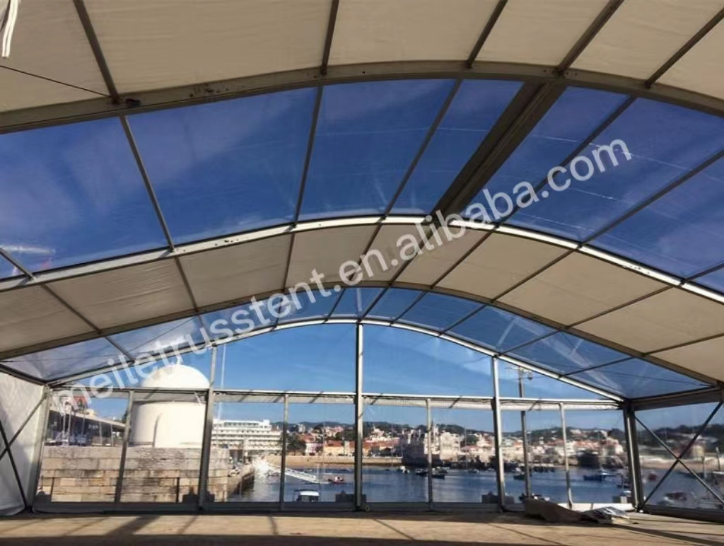 1000 people arch marquee tent for party wedding tents glass walling shelter