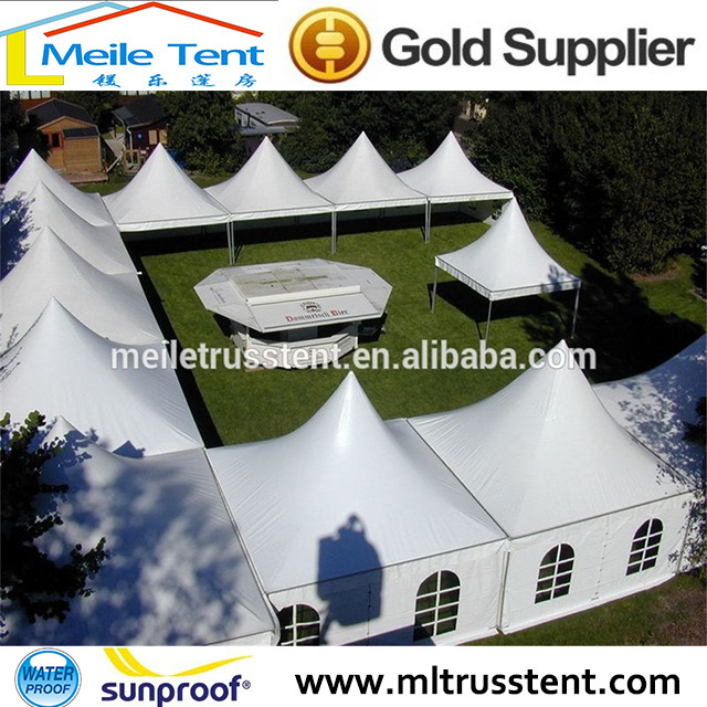 Big Outdoor Aluminum Pagoda Tent Wedding Marquee Tent for Event Gazebo Tent with Accessories