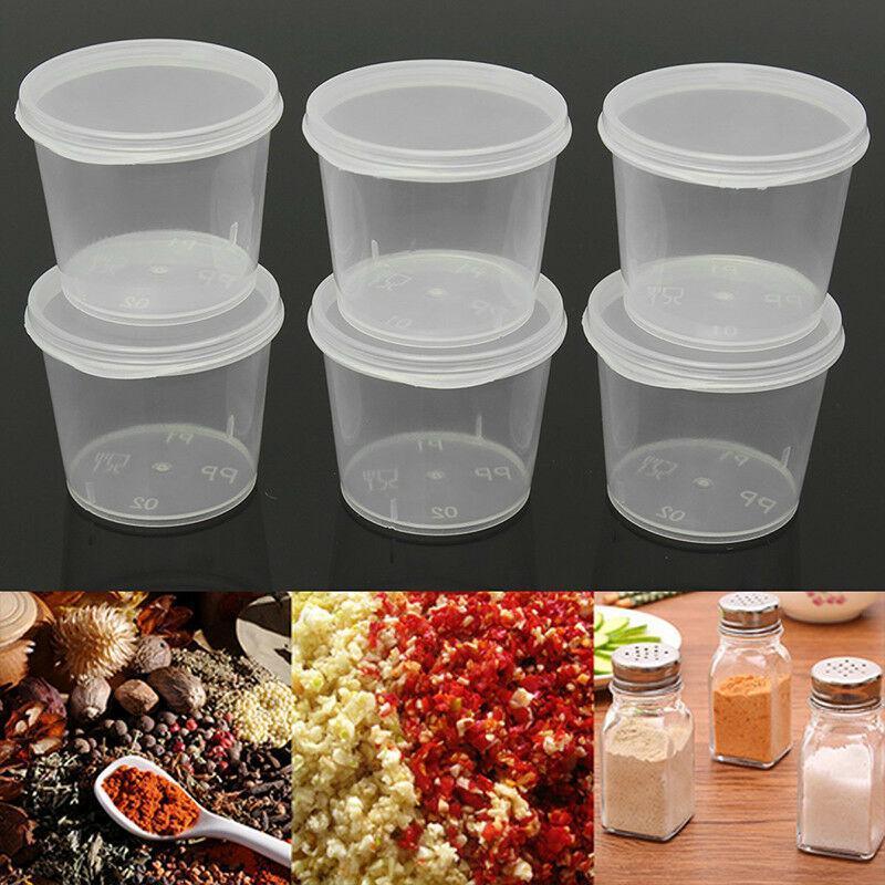 Good Price Take Away Picnic Use Small 1oz Sauce  Pp Disposable Sauce Cup Disposable Plastic Food Container