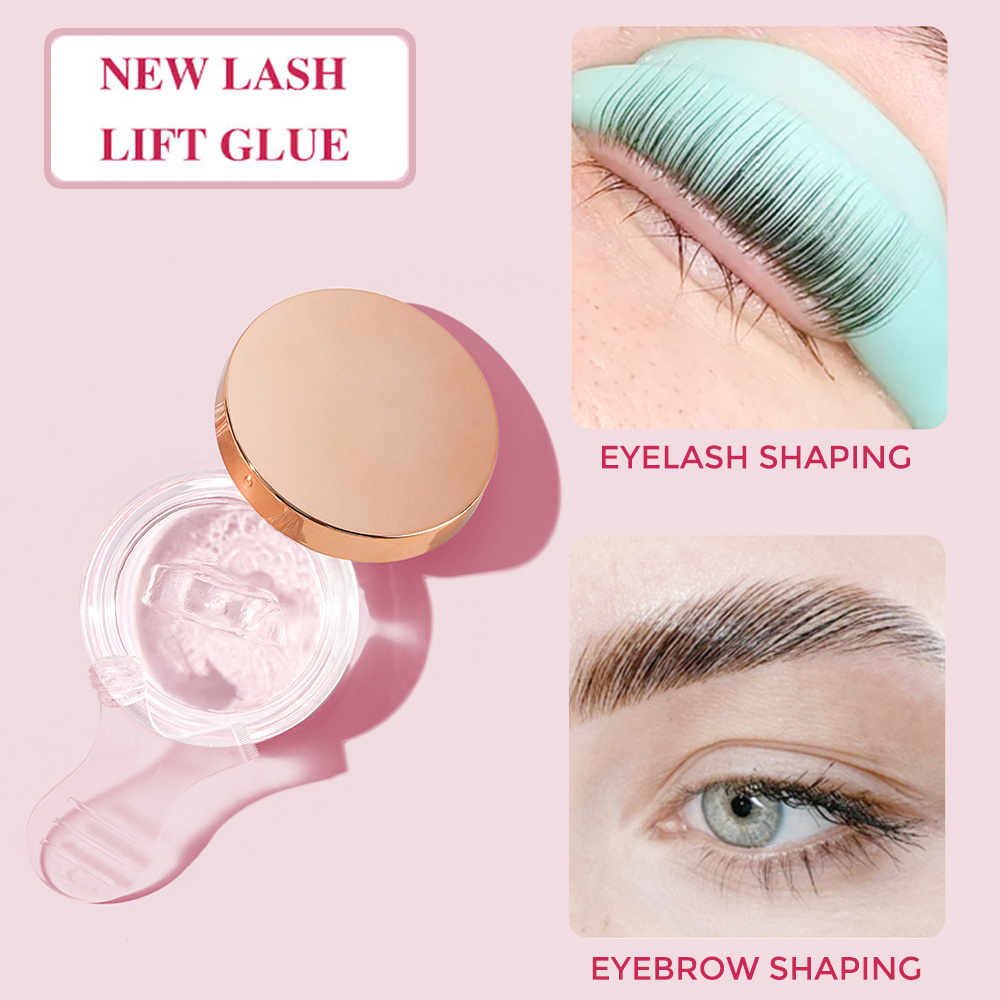 Lash glue adhesive strip perm glue balm lash lift glue blam 8g brow fixing gel soap