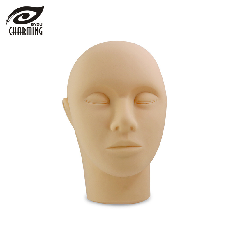 Eyelash Extension Practice Training Head Mannequin Female Head for Lash