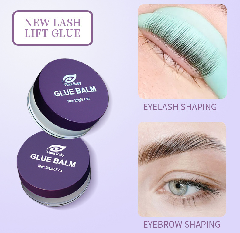 Lash lift glue blam gel adhesivo de lash lifting glue balm private