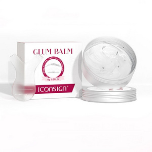 Permanent glue balm iconsign lash lifting organic lash balm glue for lash lifts