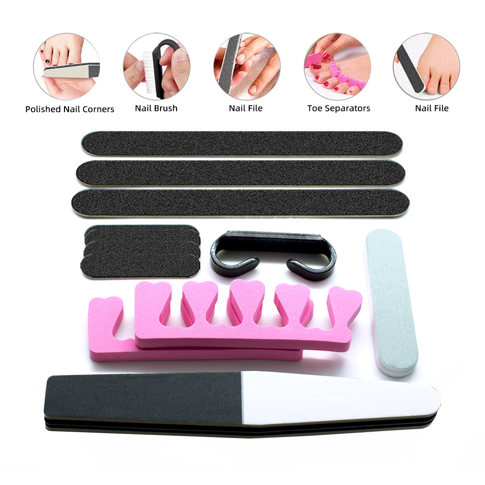 Foot care kit pedicure kit in a box set foot file callus remover nail clipper set