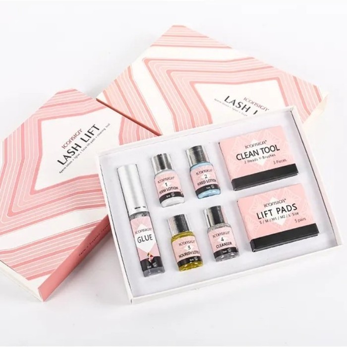 Iconsign eyelash lift kit eyelash perming kit set lash lift kit with logo