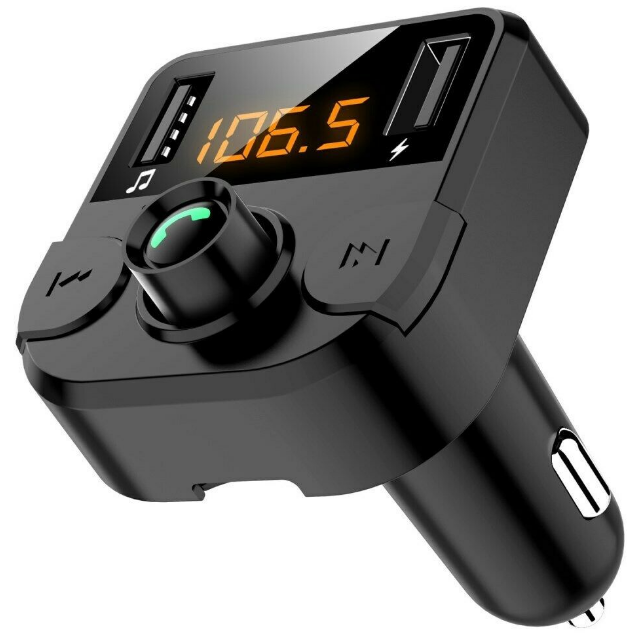 BT36B FM Transmitter BT Car Kit MP3 Music Player BT 5.0 Wireless Handsfree Calling Dual USB Car Charger