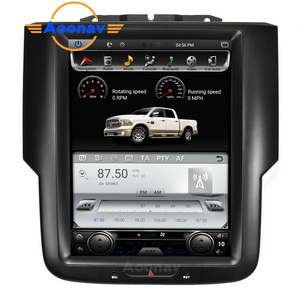 Car GPS navi video radio multimedia Player For-Dodge RAM 1500 2014-2018 Car vertical touch screen Support Steering Wheel Control