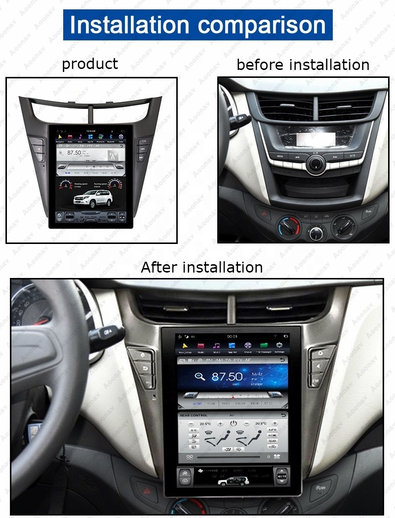 AOONAV Android 8.1 Car GPS Navigation DVD Player WIFI For Chevrolet sonic sail 2015 2016 2017 2018 2019