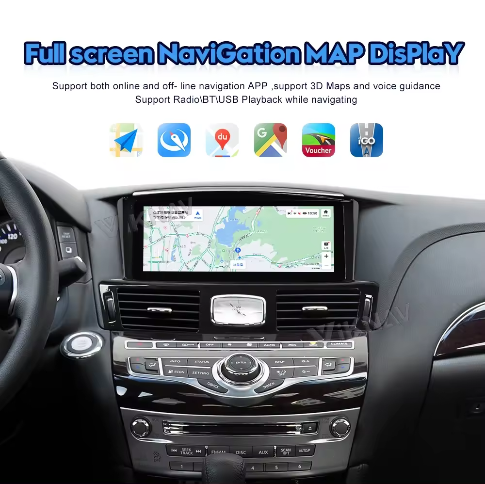 2 din Android Car Radio For Infiniti Q70L 2013-2017 Car Stereo Autoradio GPS Navi Multimedia DVD Player