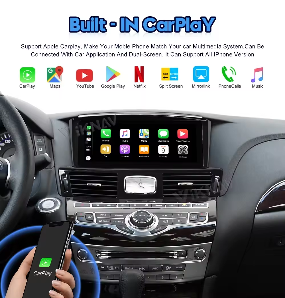 2 din Android Car Radio For Infiniti Q70L 2013-2017 Car Stereo Autoradio GPS Navi Multimedia DVD Player