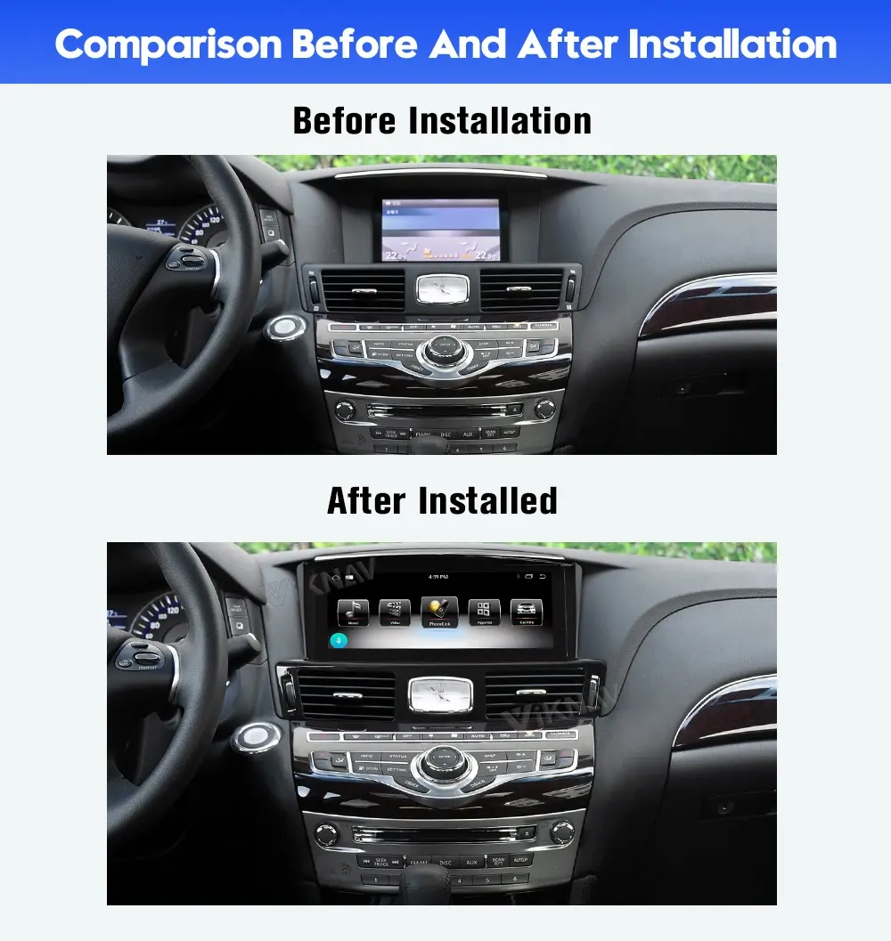 2 din Android Car Radio For Infiniti Q70L 2013-2017 Car Stereo Autoradio GPS Navi Multimedia DVD Player