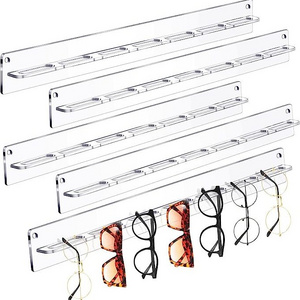 Acrylic Sunglasses Organizer Storage Display Hanger Organizer Wall Mounted Eyeglasses Holder