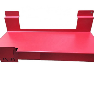 Customized Retail Shop Display Racks Insert Slatwall Slots Wall Floating Shelves Metal Shoe Display Shelf