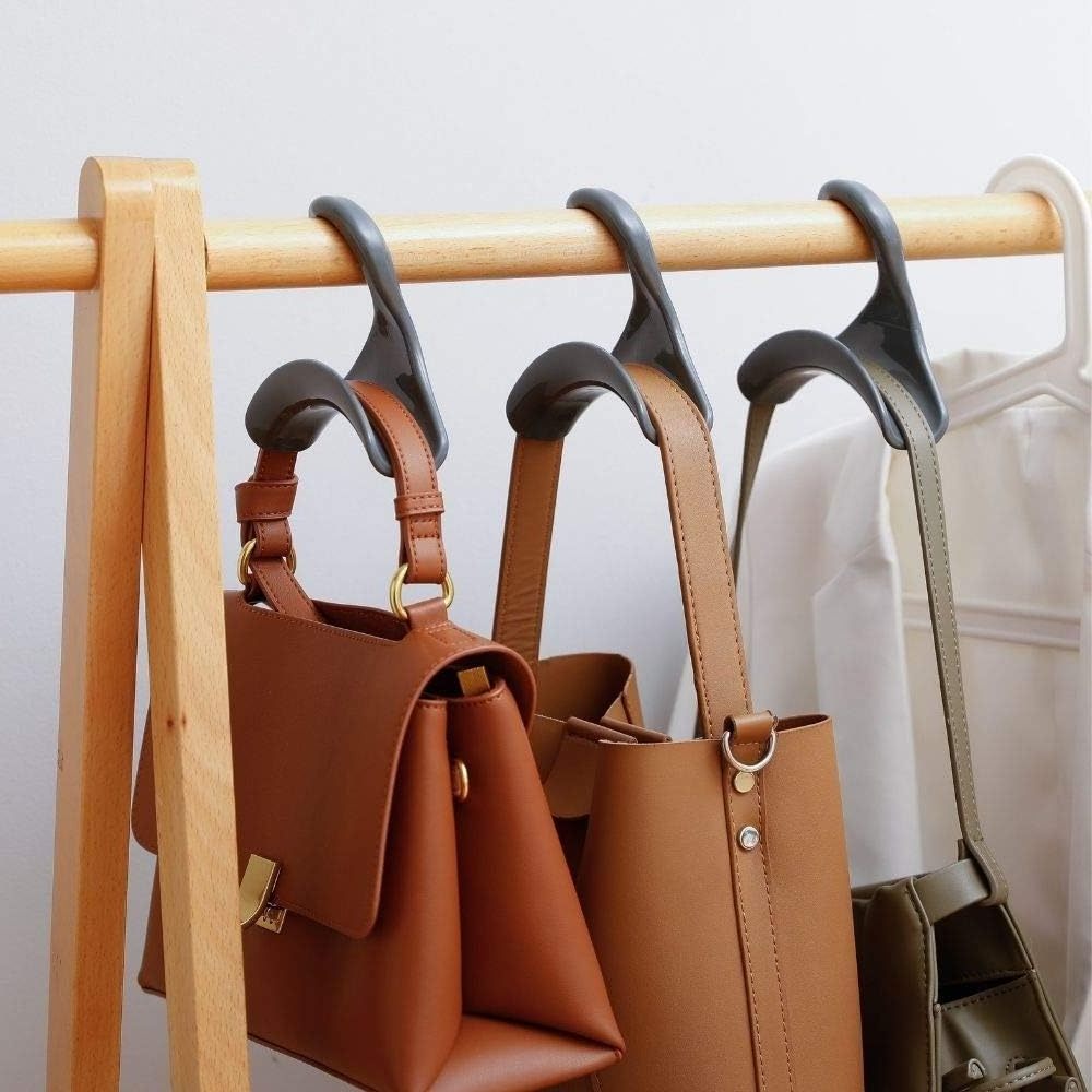 Display Hook Handbag Display Racks Closet Hooks Storage Organizer Durable Plastic Purse Hanger