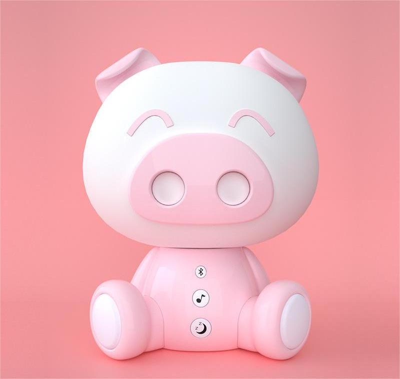 Kids christmas gift cute pig money box children coin banknote bank piggy bluetooth music story machine piggy bank