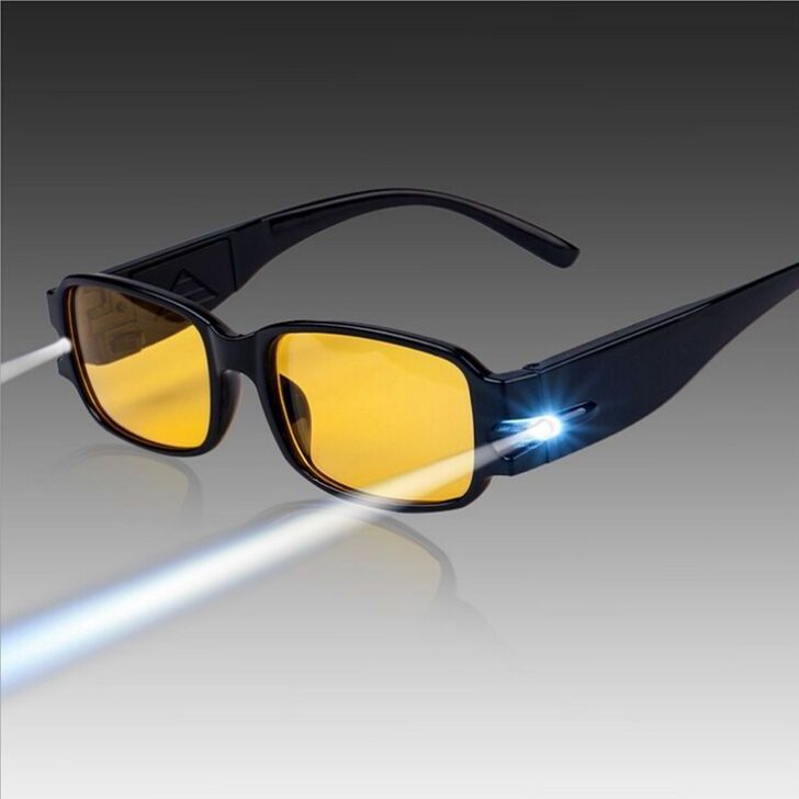 Vintage Customized New Wholesale Fashion LED Readers Thin Reading Glasses With Light