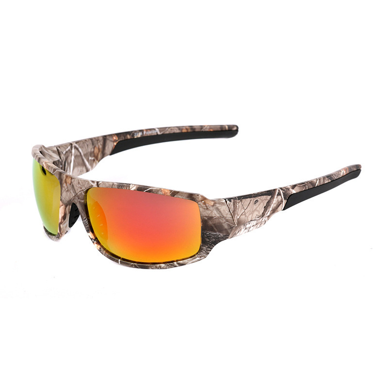 New products Camouflage sports cycling sunglasses fishing color film polarized glasses Low MOQ