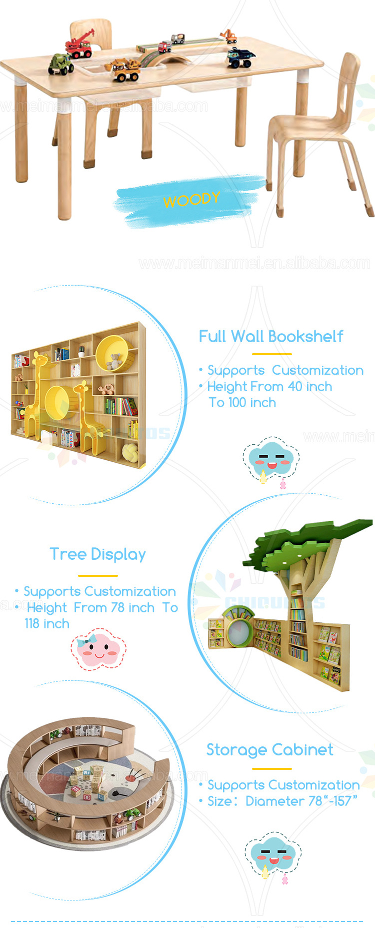 Children'S Furniture Wooden Bookcase Shelf For Easy Organization And Wooden Bookshelf Storage Easy Assembly Kids Book Rack