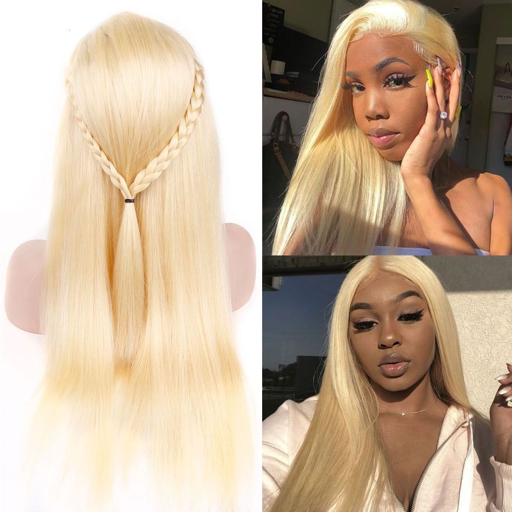 Wholesale 613 HD Full Lace Wig Human Hair,Platinum Blonde 613 transparent Lace Frontal Wig,13x4 13x6 613 Virgin Lace Front Wig