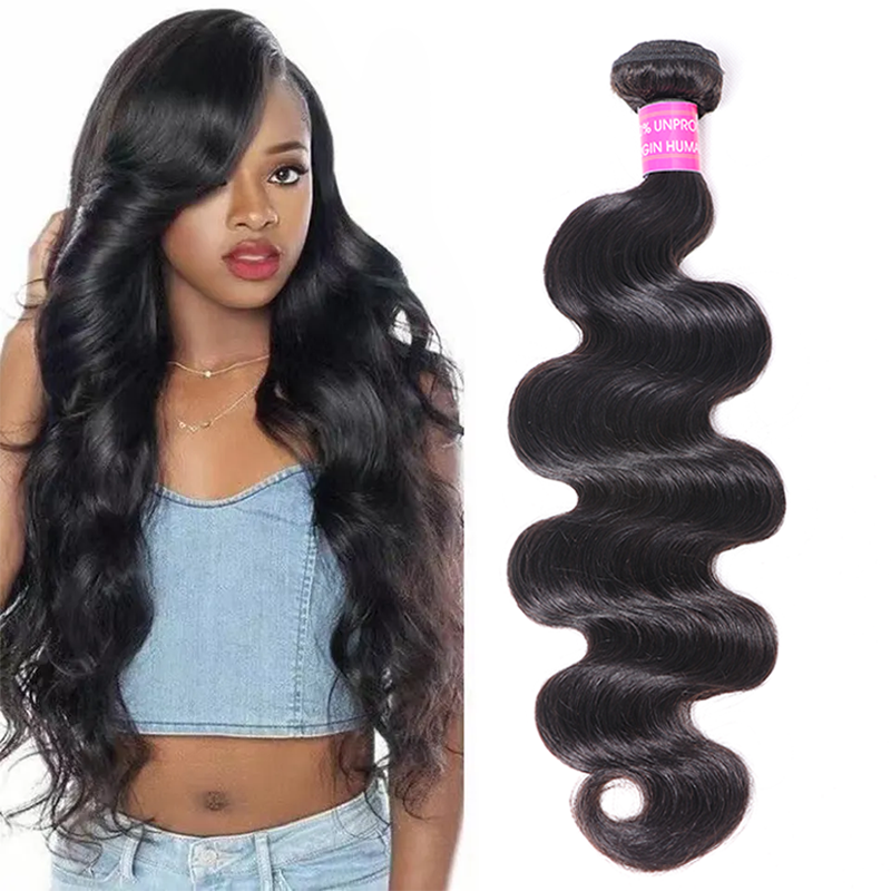 Wholesale top quality unprocessed Mink Brazilian Raw Extension Body Wave Human Virgin Hair Bundle,Cuticle Aligned Hair Vendor