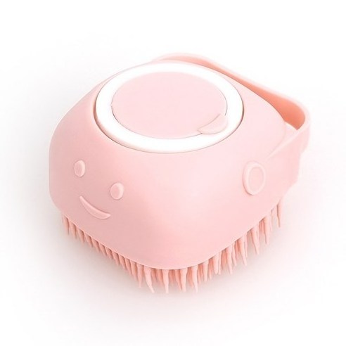 Factory Wholesale Comfortable and Soft Small Animals Massage Bath Brush for Hair Shampoo Hair Brush.