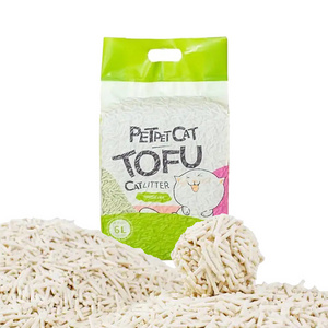 OEM/ODM Pet New Land 5L Food Grade Plant Tofu Residue Made Kitty Litter Tofu Cat Litter Supplies Tofu  Cat  litter