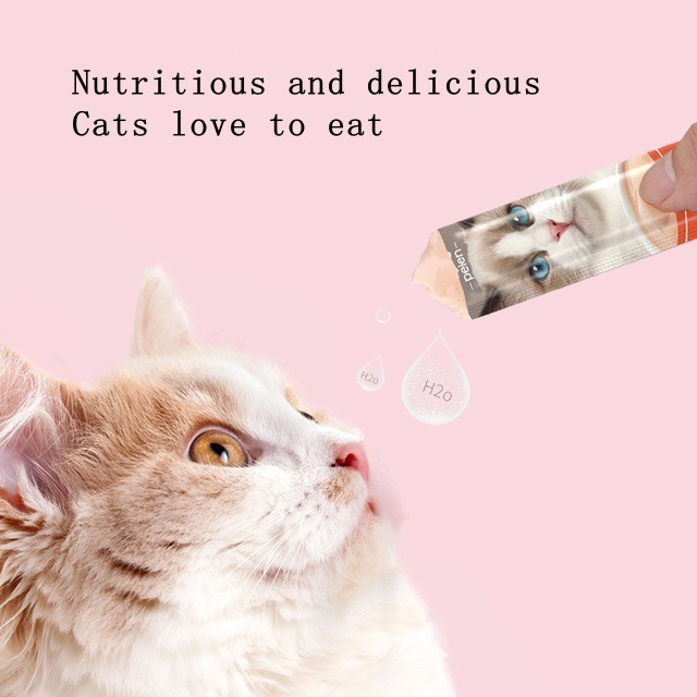 Best-selling 15g Cat Strips Snacks 3 flavors Kittens Snack Treats wet cat food Cat Treats