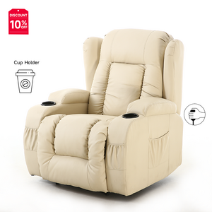 MEIMIN Reclining Lazy Boy Manual Recliner Sofa Chair Reclinable Massage Electric Heat Silla