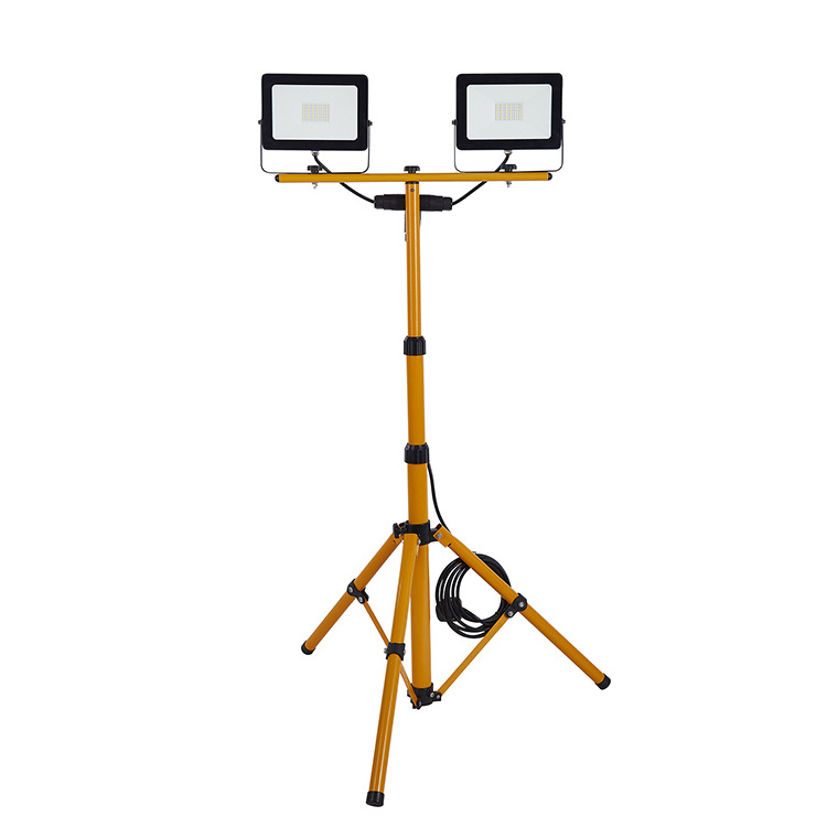 IP65 LED flood Stand Light 20W 50W 100W Spotlight Outdoor Working Led Aluminum  Flood Lights Tripod