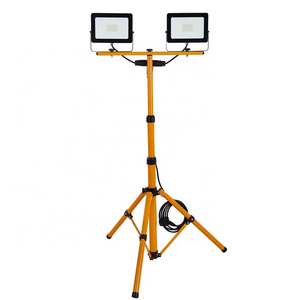 IP65 LED flood Stand Light 20W 50W 100W Spotlight Outdoor Working Led Aluminum  Flood Lights Tripod