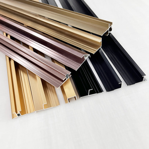 Aluminium Flexible Floor Trim Curved Floor Tile Edge Trim For Laminate Flooring Transition Strips PVC white