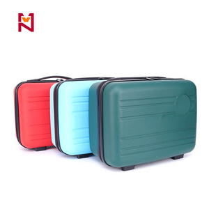 Factory Direct Mini Suitcase PP Luggage Bag With Zipper Cosmetic Case 14 Inch Multiple Color Options Cosmetic Case Suitcase