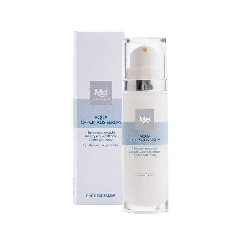 Finest Quality Made in Italy Natural All-Day Face Aqua Officinalis Serum for antiwrinkle eye contour