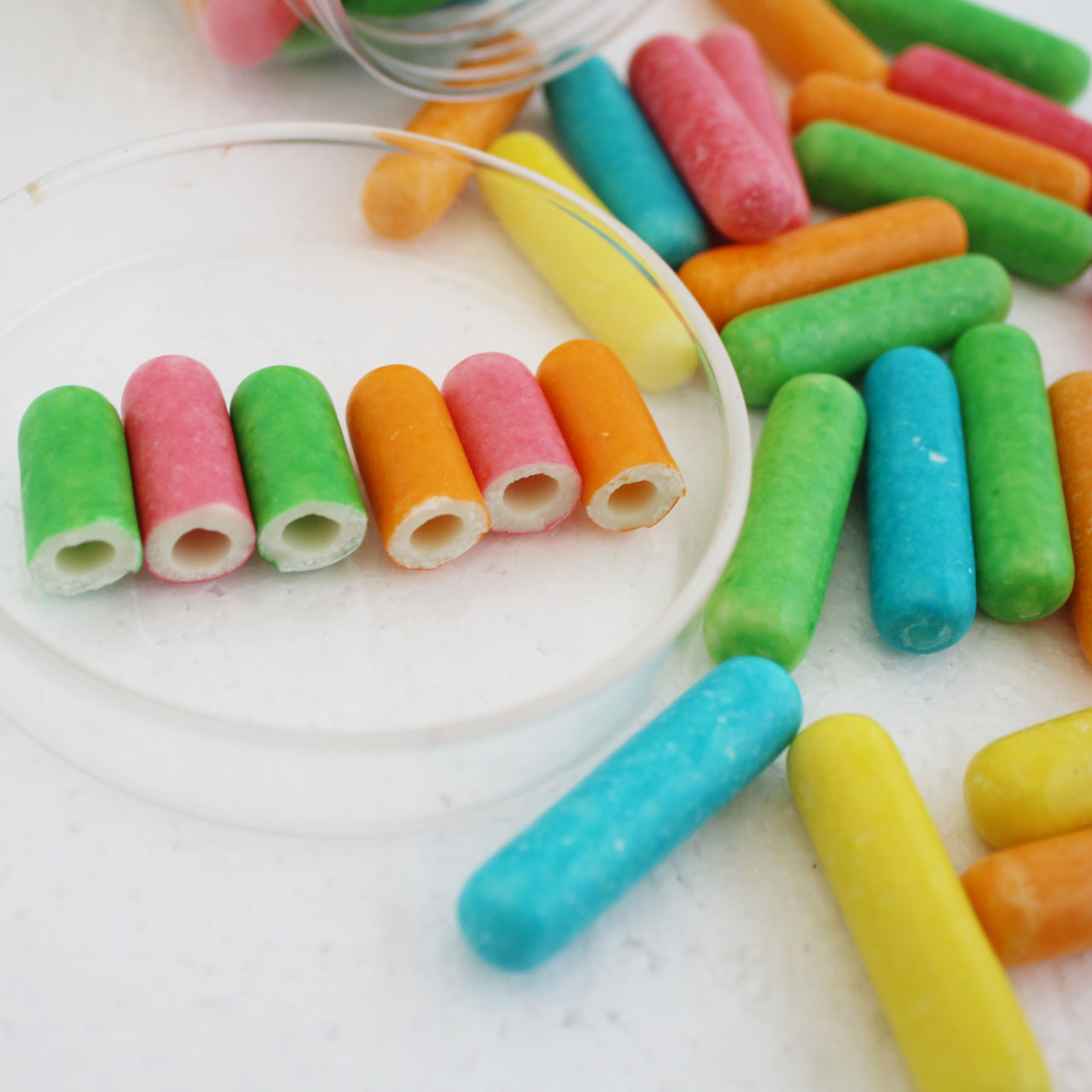 Funny Multi-Color Chalk Bubble Gum Candy for Chewing Unique Gummy Taste Experience