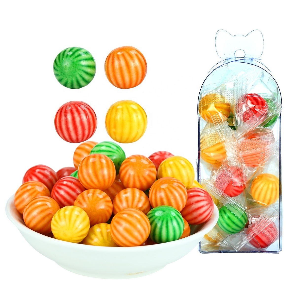 Factory Wholesale Mixer Halal Packaging Hot Sale Jam Colors Custom Chewing Bubble Gum Candy For Kinds