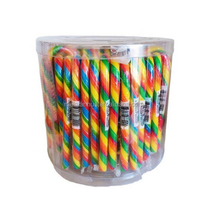 Best Selling 12g 18g Halal Christmas Candy Cane Sweet Fruity Fresh Candy Canes for Kids