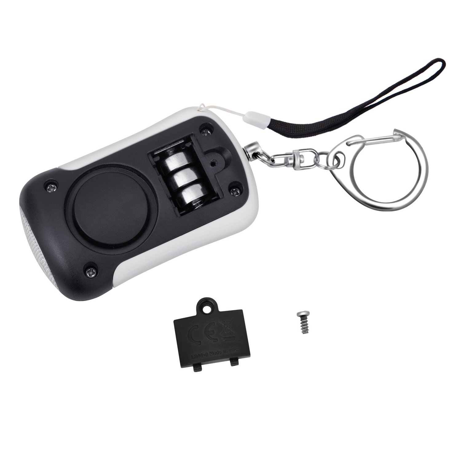 125dB Anti-attack Safety Security  Personal  Alarm Self-defense Safety Keychain Alarm with  Flashlight