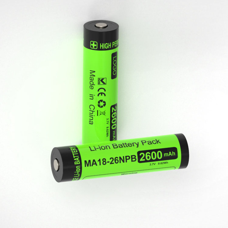 18650 rechargeable battery lithium 3.7v 2600mah  3500mah for flashlight torch work lights headlamp