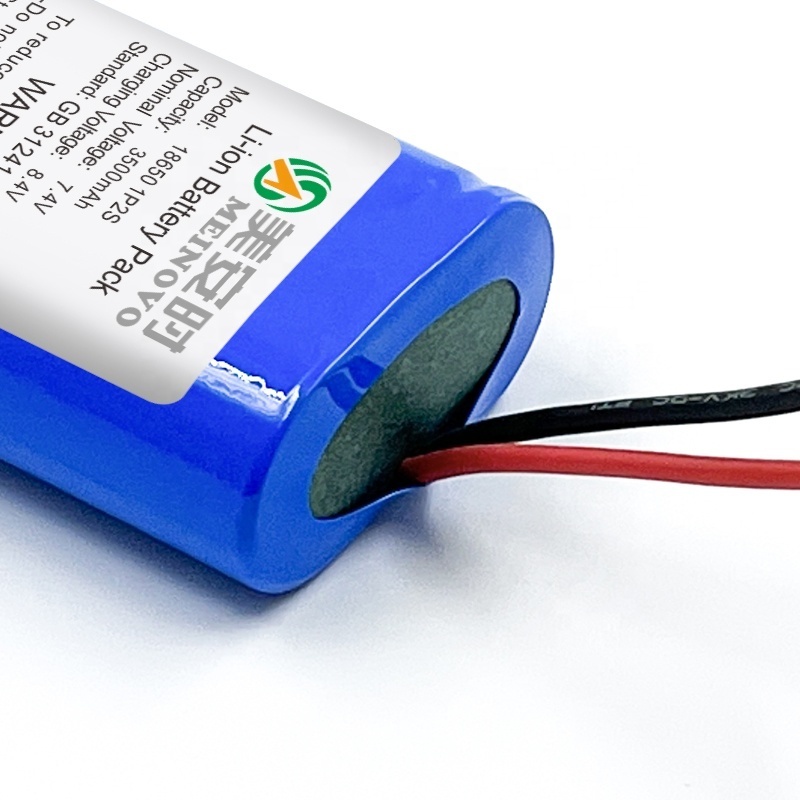 Rechargeable battery 18650 lithium-ion battery pack 7.4V large capacity 3500mAh power medical device battery